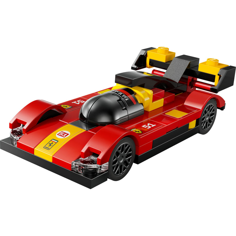 Afbeelding laden in galerijviewer, Lego speed champions - ferrari 499p - hypercar constructiespeelgoed (30709)