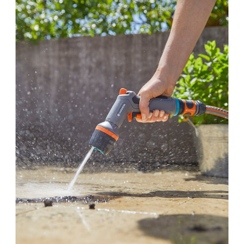 Load image into Gallery viewer, Gardena comfort reinigingspistool ecopulse spuitpistool (grijs oranje, 18304-20)