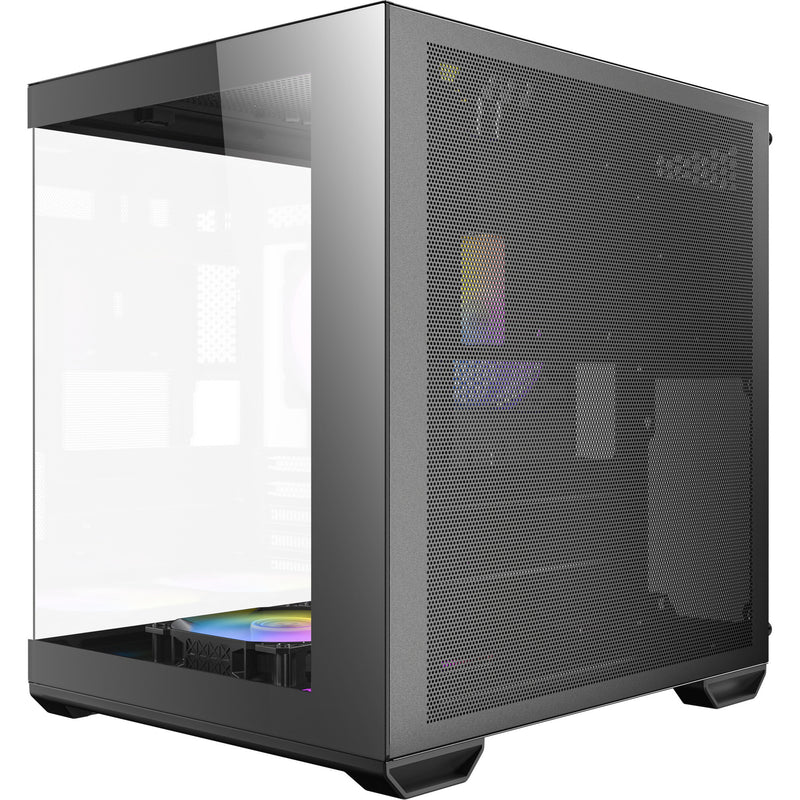 Load image into Gallery viewer, Antec cx60m argb mini tower behuizing (zwart | 3x usb-a | rgb | tempered glass)