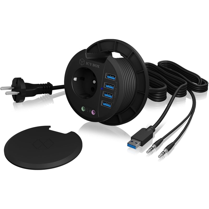 Load image into Gallery viewer, Icy box usb-hub ib-hub1430