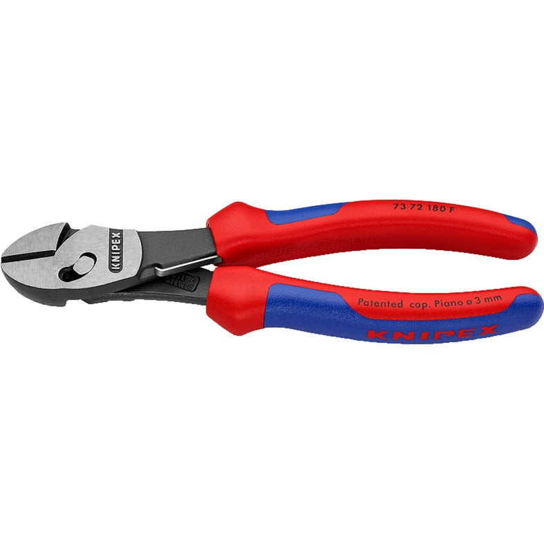 Load image into Gallery viewer, Knipex twinforce zijsnijtang 7372180f kniptang (rood blauw)