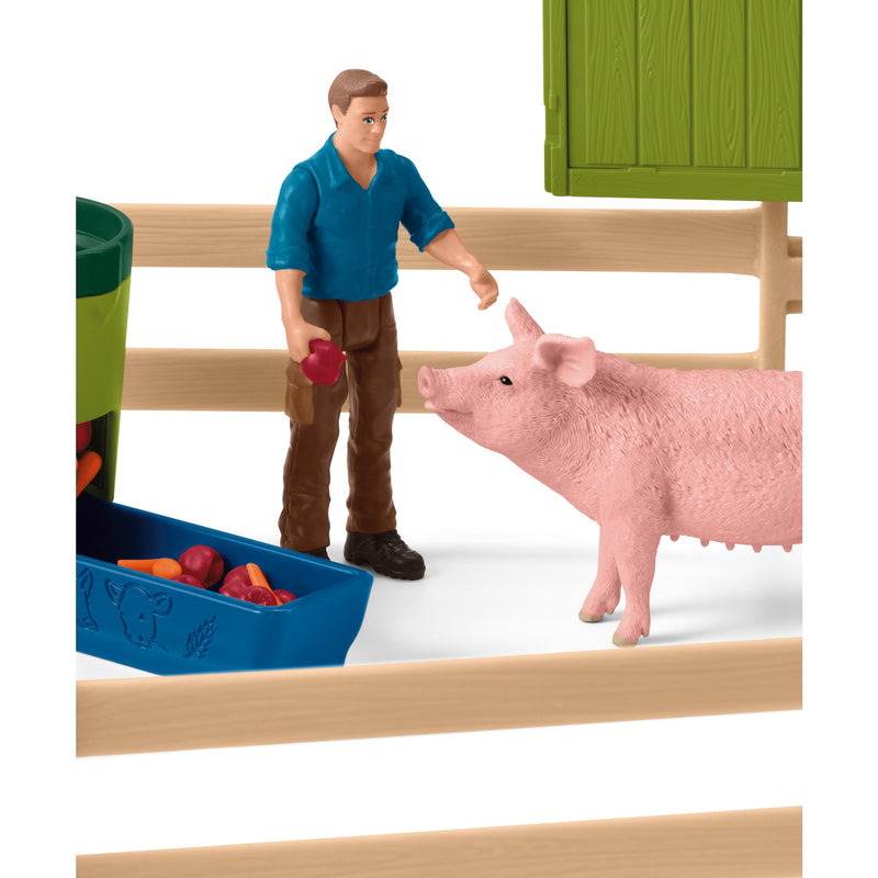 Load image into Gallery viewer, Schleich farm world - grote stal, geel speelfiguur