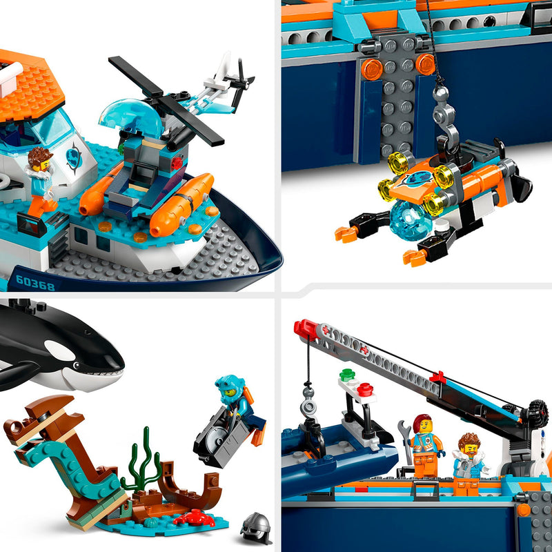 Load image into Gallery viewer, Lego city - poolonderzoeksschip constructiespeelgoed (60368)
