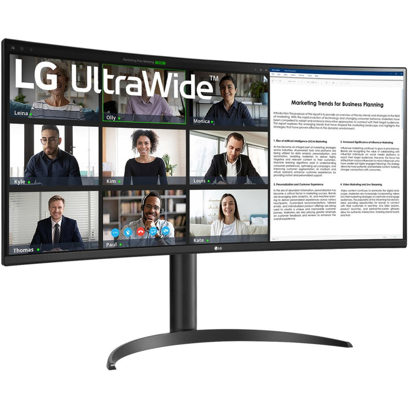 Load image into Gallery viewer, Lg ultrawide 34wr50qk-b 34 curved monitor (zwart, 2x hdmi, displayport)