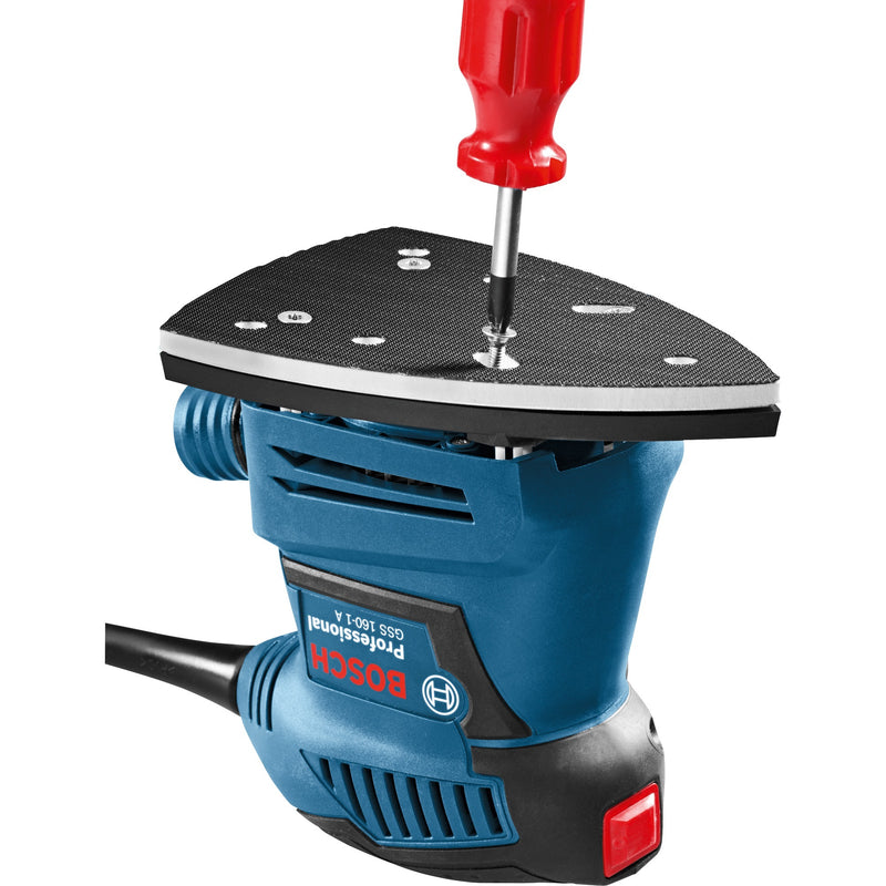 Load image into Gallery viewer, Bosch blauw gss 160-1 a multi 3 in 1 schuurmachine in l-boxx - 06012a2300