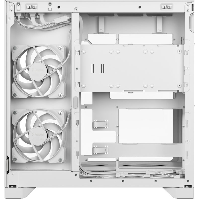 Afbeelding laden in galerijviewer, Fractal design pop 2 vision rgb midi tower behuizing (wit | 1x usb-a | 1x usb-c | rgb | tempered glass)