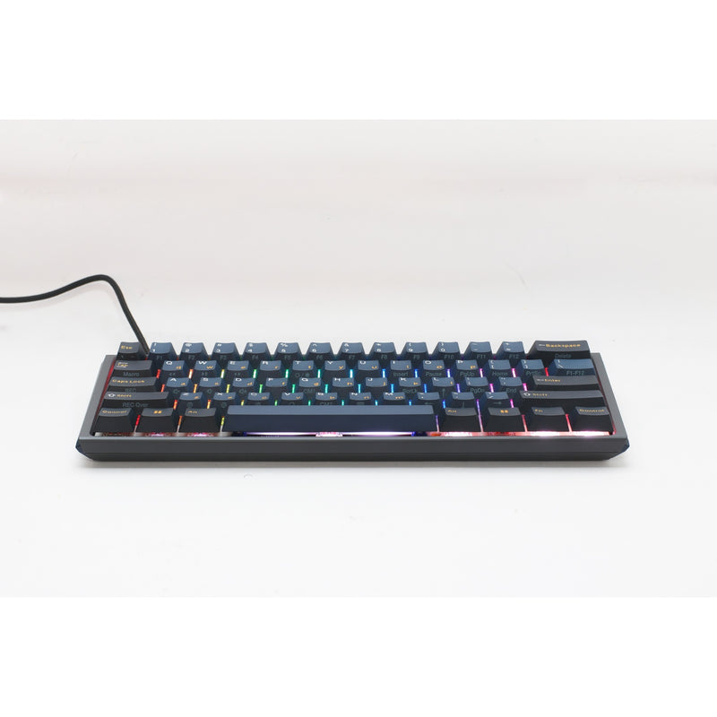 Load image into Gallery viewer, Ducky one 3 pro mini, gaming toetsenbord (zwart, us lay-out, cherry mx2a speed silver, rgb led, double-shot pbt, quack mechanics, 60%, hot swap)