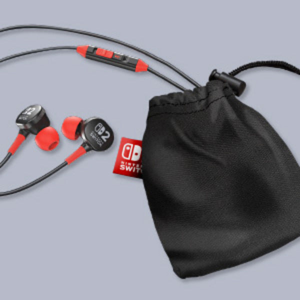 Load image into Gallery viewer, Powera bedrade oordopjes voor nintendo switch 2 in-ear (zwart rood, nintendo switch 2, nintendo switch, nintendo switch - oled model, nintendo switch lite)
