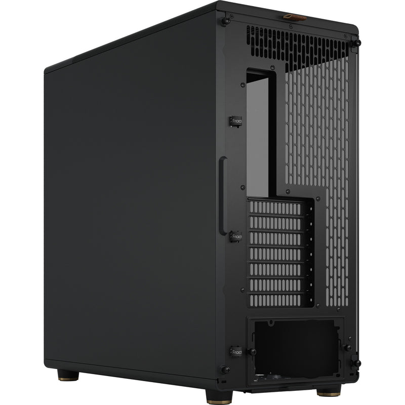 Afbeelding laden in galerijviewer, Fractal design north xl rc charcoal black tg dark midi tower behuizing (zwart houtkleur | 2x usb-a | 1x usb-c | tempered glass)