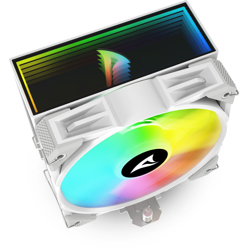 Load image into Gallery viewer, Sharkoon a50 rgb cpu-koeler (wit, 4-pins pwm fan-connector)