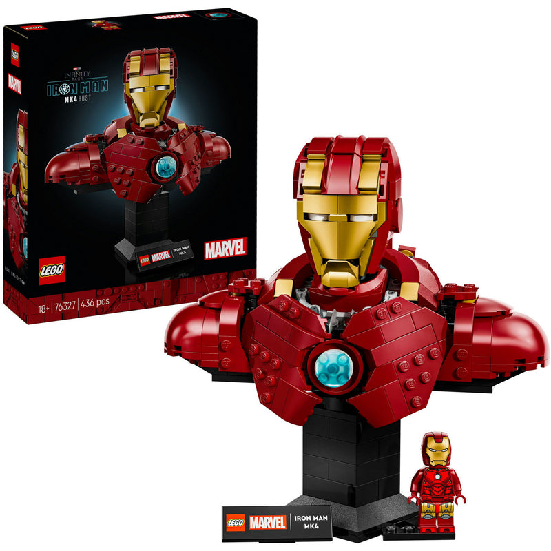 Load image into Gallery viewer, Lego super heroes marvel 76327 iron man mk4 buste