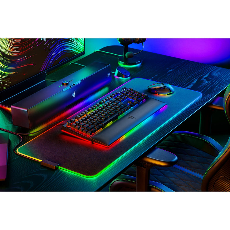 Load image into Gallery viewer, Razer blackwidow v4 pro, gaming toetsenbord (zwart, us lay-out, green, rgb leds, doubleshot abs)