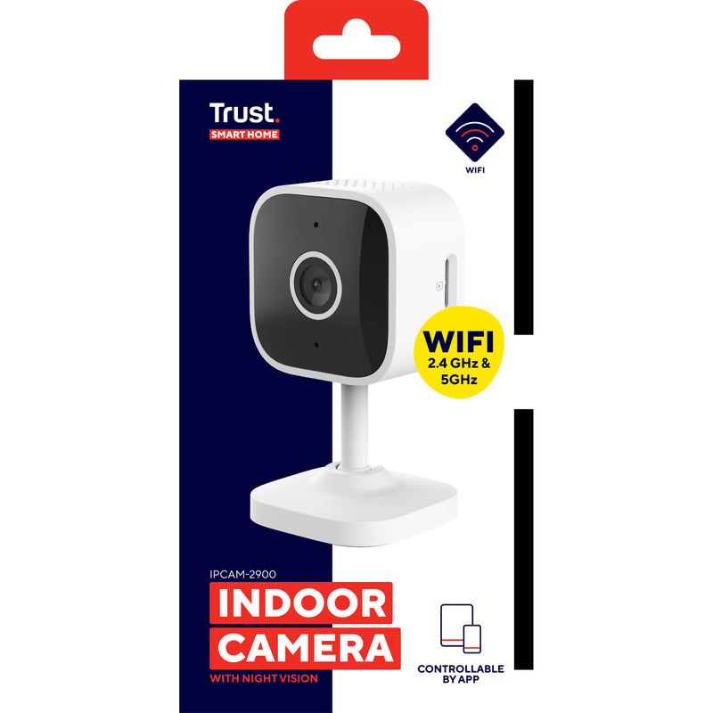 Load image into Gallery viewer, Trust ipcam-2900 beveiligingscamera (wit, 2.4 of 5ghz wifi)