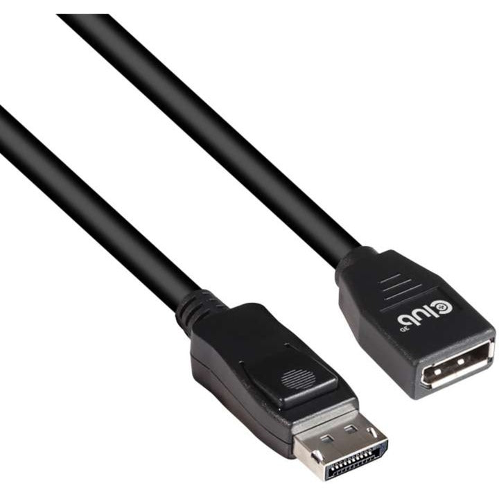 Load image into Gallery viewer, Club 3d displayport 1.4 hbr3 extension cable 8k60hz m f verlengkabel (zwart, 2 meter, cac-1022)