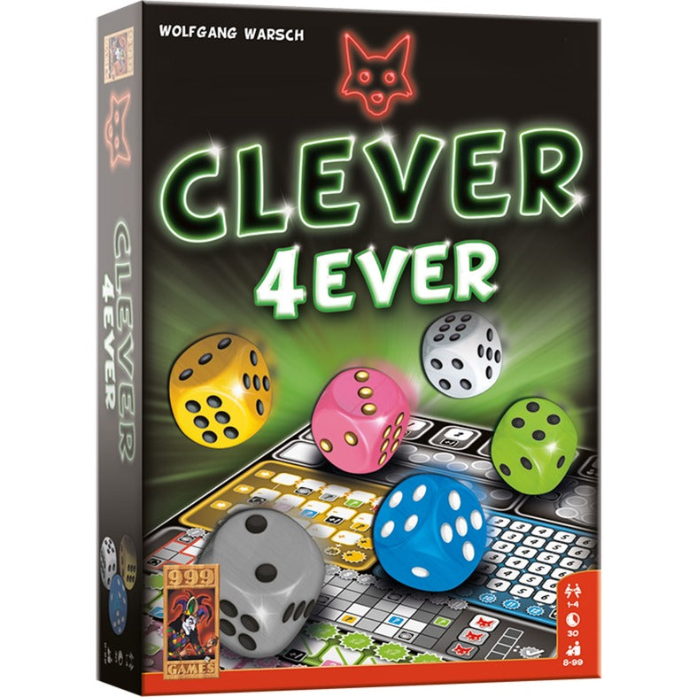 Load image into Gallery viewer, 999games 999 games clever 4ever dobbelspel (nederlands, 1 - 4 spelers, 30 minuten, vanaf 8 jaar)