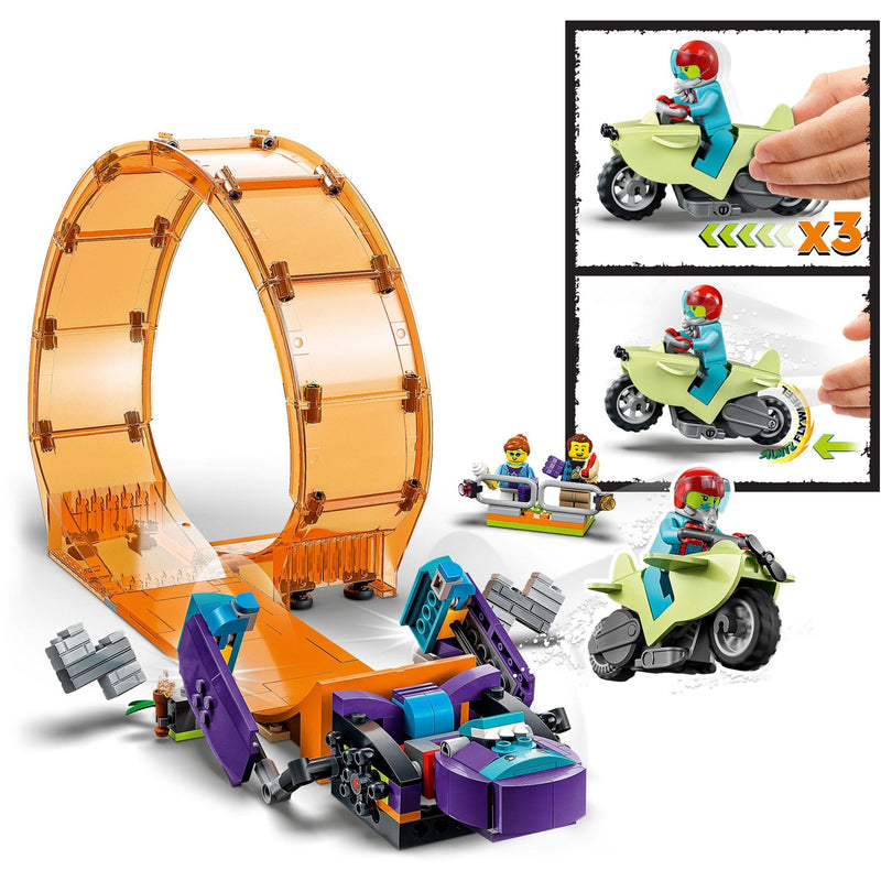 Load image into Gallery viewer, Lego city - chimpansee stuntlooping constructiespeelgoed (60338)
