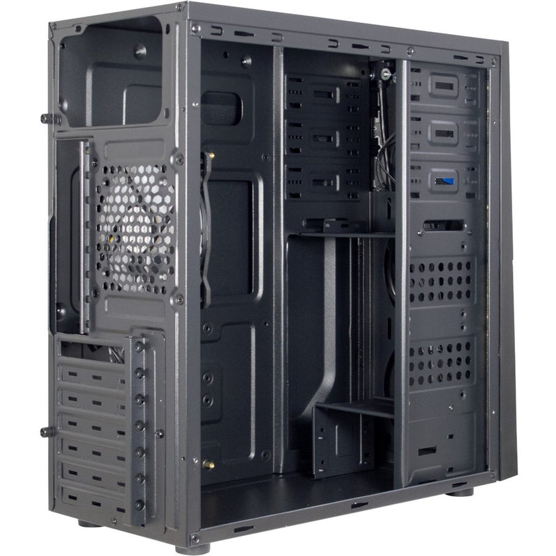 Load image into Gallery viewer, Inter-tech b-02 rgb midi tower behuizing (zwart | 3x usb-a | rgb | window)