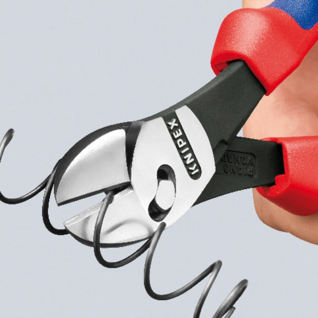 Load image into Gallery viewer, Knipex twinforce zijsnijtang 7372180 kniptang (rood blauw)