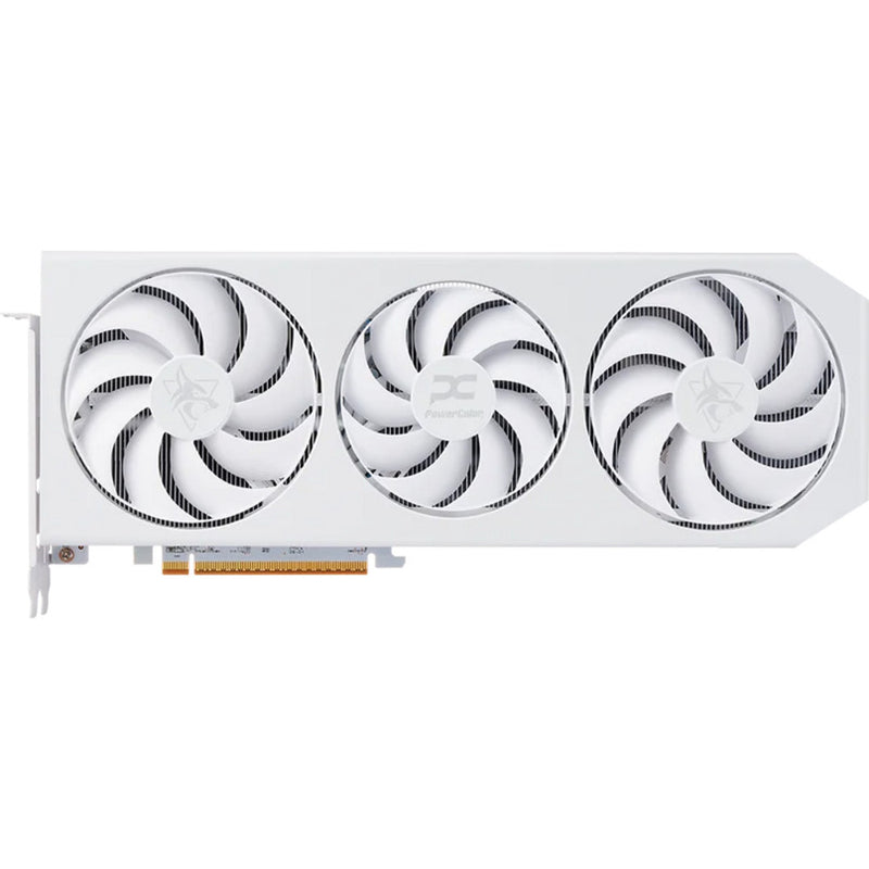 Afbeelding laden in galerijviewer, Powercolor radeon rx 9070 xt hellhound spectral white 16gb gddr6 grafische kaart (wit, rdna4, gddr6, 3x displayport, 1x hdmi)