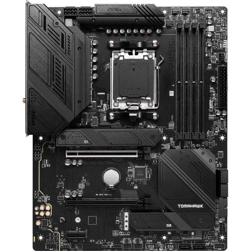 Load image into Gallery viewer, Msi mag b650 tomahawk wifi socket am5 moederbord (zwart, raid, 2.5 gb-lan, wi-fi 6e, bt, sound, atx)