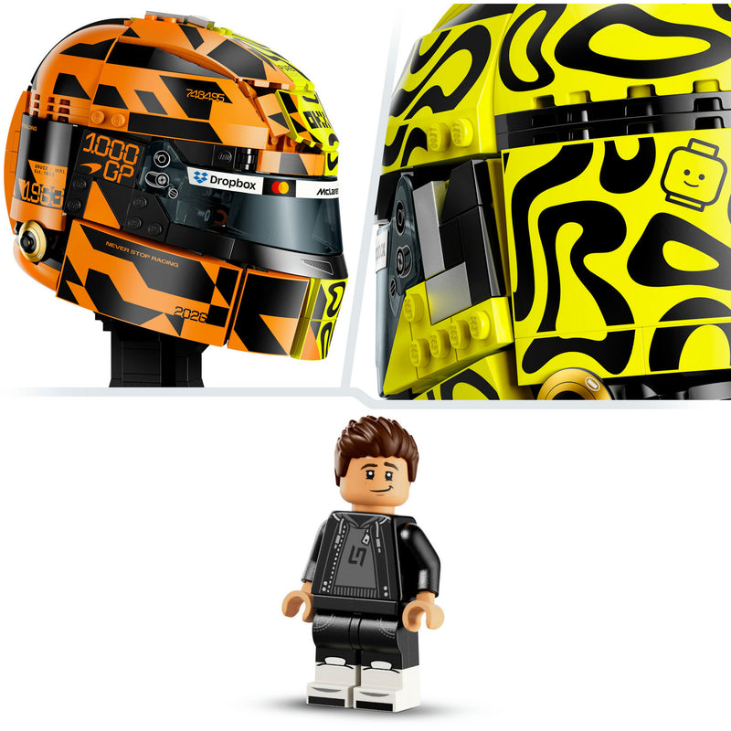 Afbeelding laden in galerijviewer, Lego editions mclaren mastercard f1 team helm van lando norris bouwpakket voor kinderen 43023
