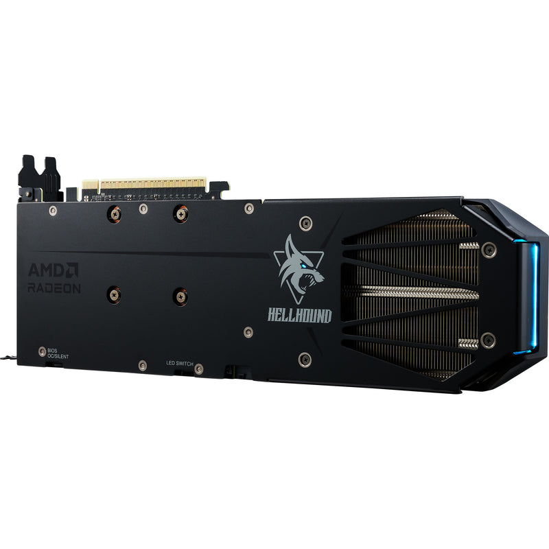 Afbeelding laden in galerijviewer, Powercolor radeon rx 9060 xt hellhound 8gb grafische kaart (2x displayport, 1x hdmi)
