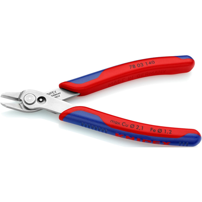 Load image into Gallery viewer, Knipex electronic super knips xl 7803140 elektronica-tang (rood blauw)