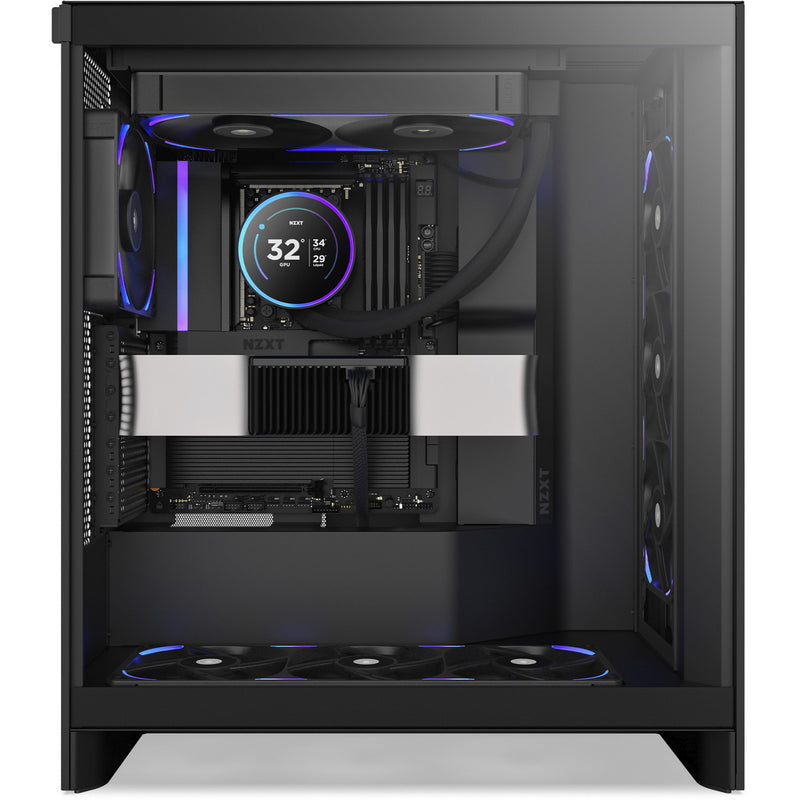 Load image into Gallery viewer, Nzxt performance fan f280x rgb case fans (zwart, 2 stuks, 280 x 140 x 30 mm, pwm)