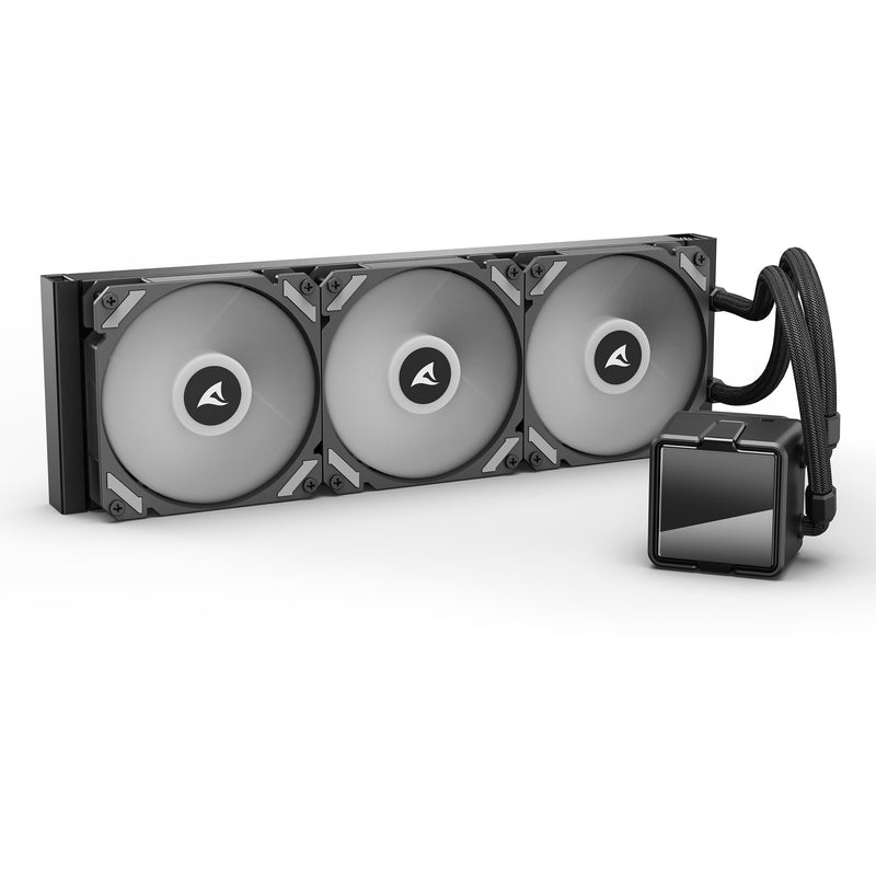 Load image into Gallery viewer, Sharkoon s60 argb waterkoeling (zwart, 4-pin pwm)