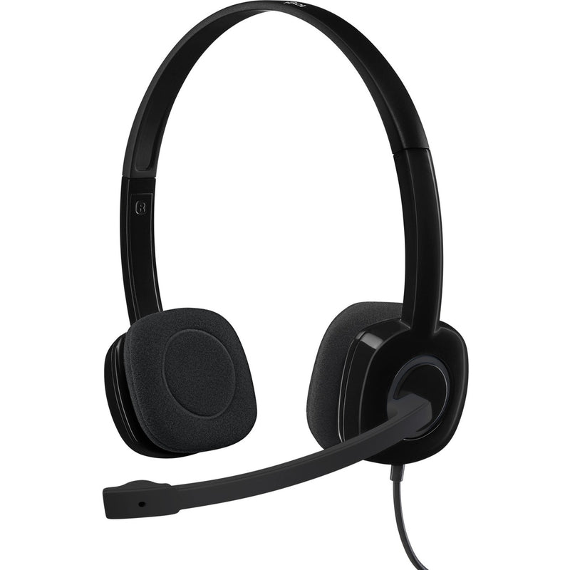 Load image into Gallery viewer, Logitech stereo headset h151 on-ear (zwart)