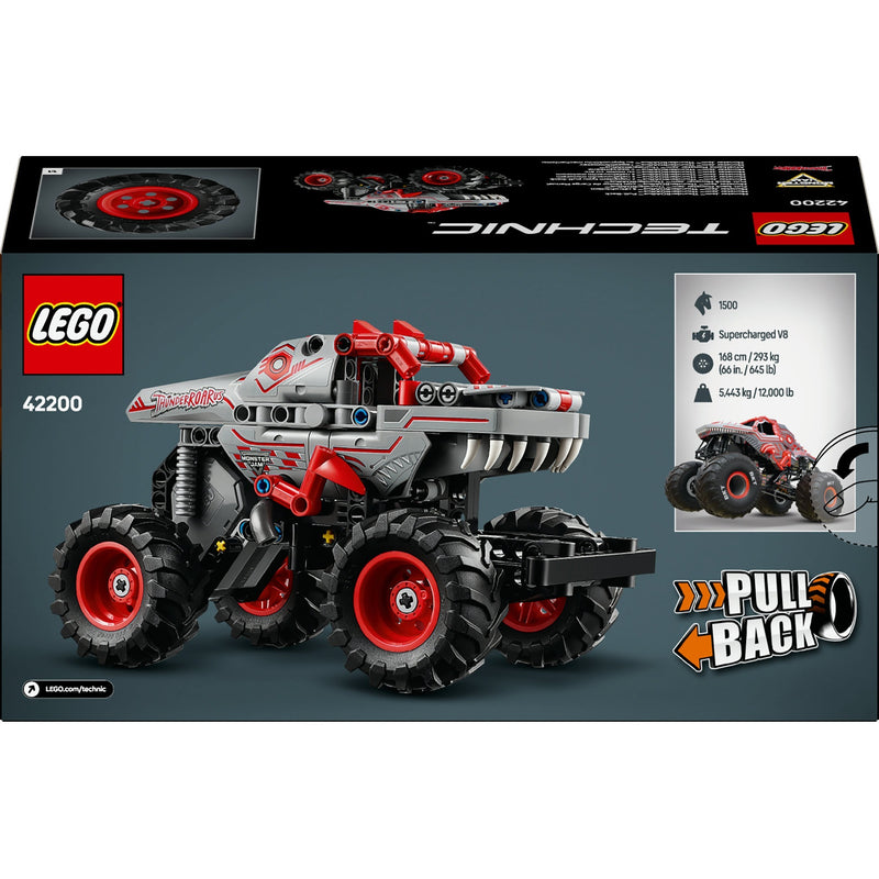 Load image into Gallery viewer, Lego technic 42200 monster jam thunderroarus pull-back