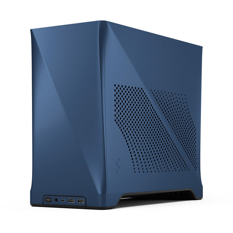 Afbeelding laden in galerijviewer, Fractal design era 2 midnight blue mini tower behuizing (donkerblauw | 2x usb-a | 1x usb-c)