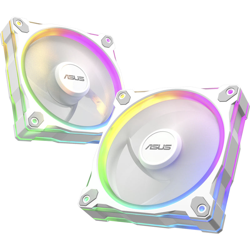 Load image into Gallery viewer, Asus prime mr120 argb reverse fan - triple pack case fans (wit, 3 stuks, 120 x 120 x 28 mm, 3 stuks)