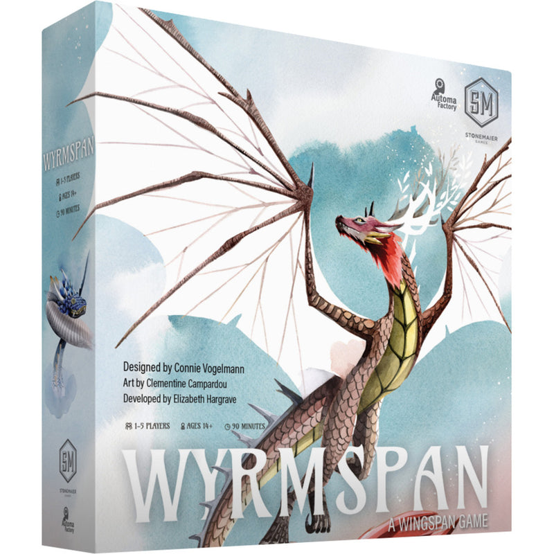 Load image into Gallery viewer, Asmodee wyrmspan bordspel (engels, 1 - 5 spelers, 90 minuten, vanaf 14 jaar)