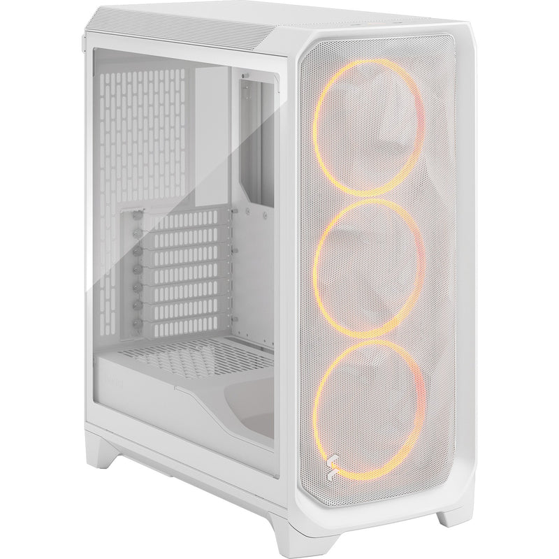 Afbeelding laden in galerijviewer, Fractal design meshify 3 rgb midi tower behuizing (wit | 2x usb-a | 1x usb-c | rgb | tempered glass)