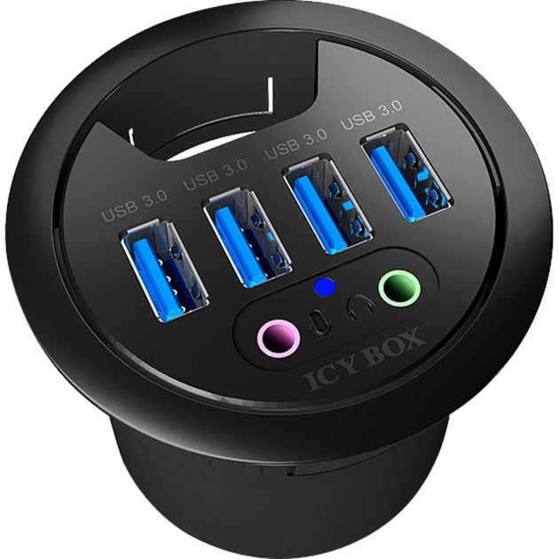 Load image into Gallery viewer, Icy box ib-hub1403a usb-hub (zwart)