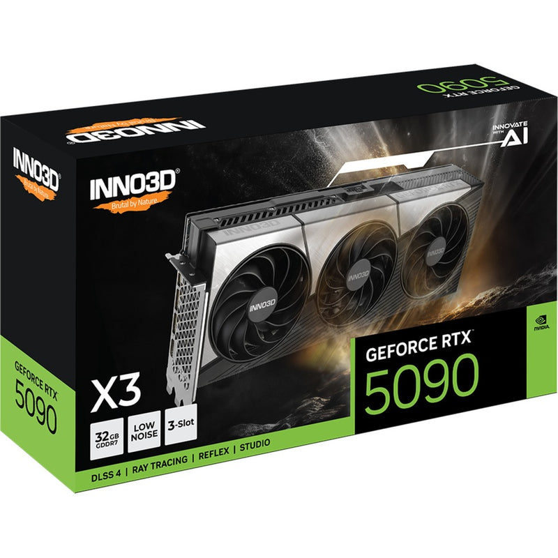 Load image into Gallery viewer, Inno3d geforce rtx 5090 x3 grafische kaart (dlss 4, 3x displayport, 1x hdmi 2.1)
