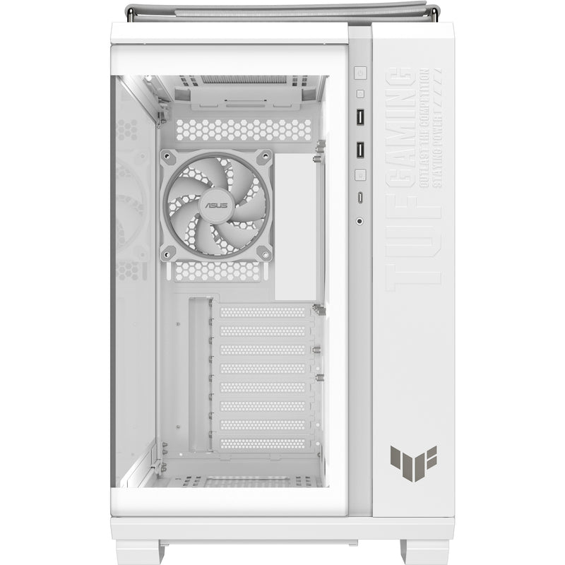 Afbeelding laden in galerijviewer, Asus tuf gaming gt502 horizon argb midi tower behuizing (wit | 3x usb-a | 1x usb-c | tempered glass)