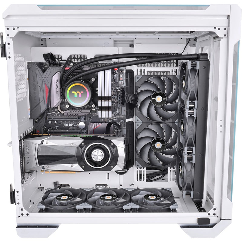 Load image into Gallery viewer, Thermaltake swafan gt12 pc cooling fan tt premium edition case fan (120 x 120 x 25 mm, pwm)