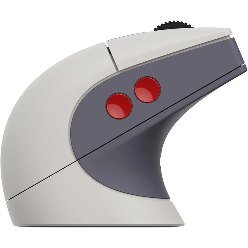 Afbeelding laden in galerijviewer, 8bitdo retro r8 mouse - n edition (grijs rood, 50 - 26000 dpi, bluetooth usb-c 2.4 ghz)