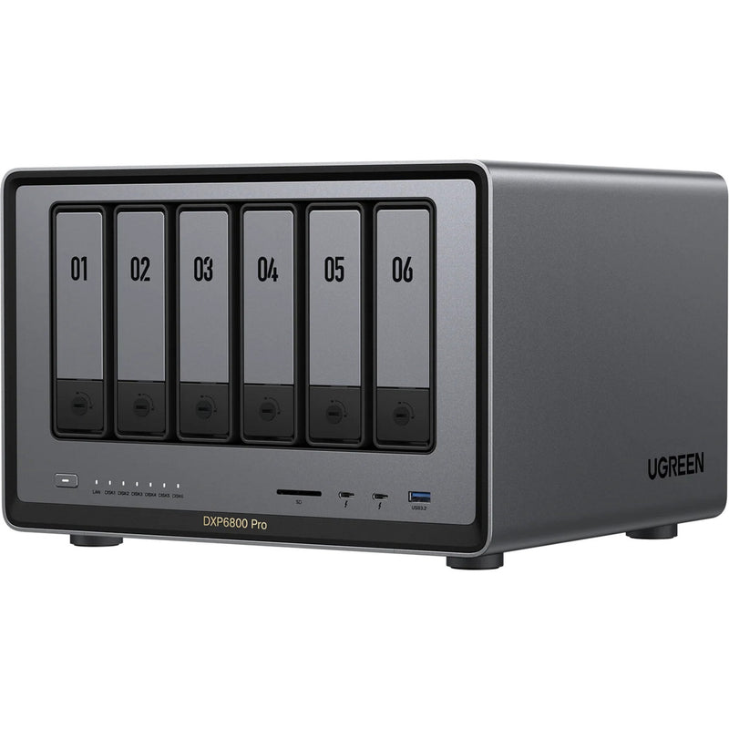 Load image into Gallery viewer, Ugreen nasync dxp6800 pro (grijs, 2x 10gbe, hdmi, thunderbolt 4 (40gb s))