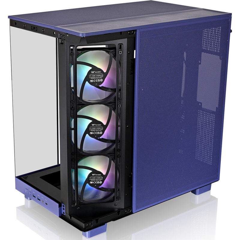 Load image into Gallery viewer, Thermaltake view 380 xl tg argb future dusk midi tower behuizing (paars | 2x usb-a | 1x usb-c | rgb | window)