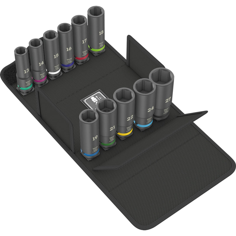 Load image into Gallery viewer, Wera 8790 c impaktor deep set 1 dopsleutel (zwart, 11‑delig)