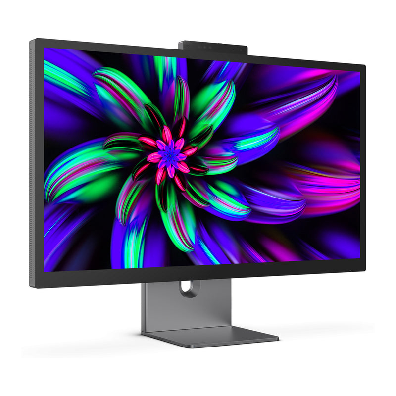 Load image into Gallery viewer, Philips brilliance 27e3u7903 27 5k uhd monitor (grijs, hdmi, 2x usb-a, usb-c, thunderbolt 4, rj-45, webcam)