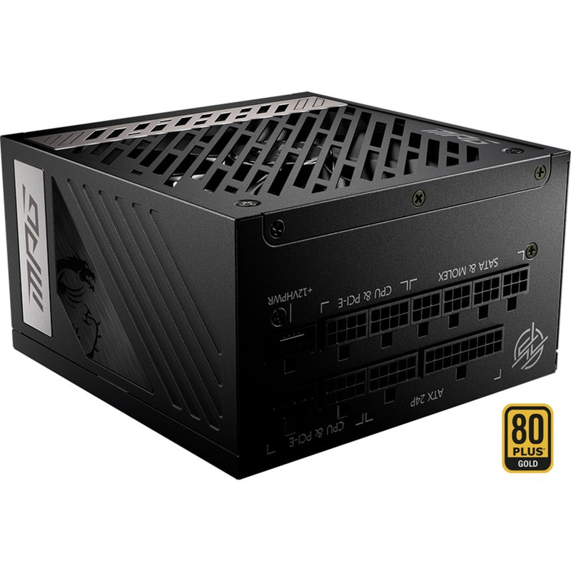 Load image into Gallery viewer, Msi mpg a1000g pcie5 modulaire 1000 watt voeding (zwart, 1x 12v-2x6, 6x pcie)