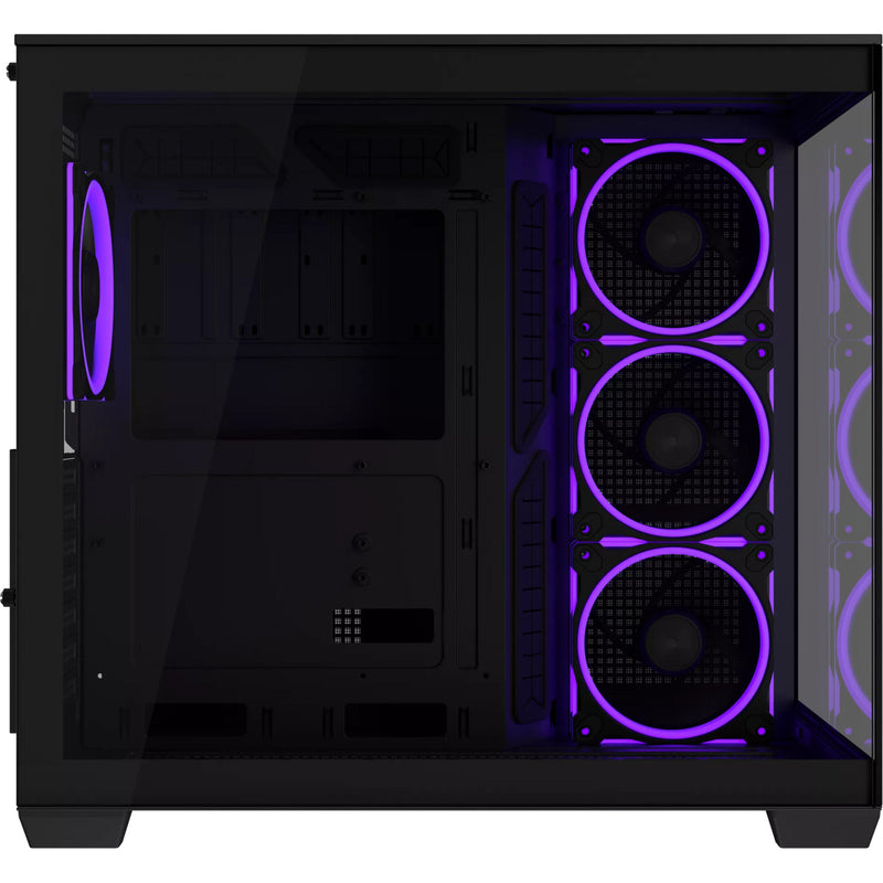 Load image into Gallery viewer, Asus a32 plus midi tower behuizing (zwart | 2x usb-a | 1x usb-c | rgb | tempered glass)