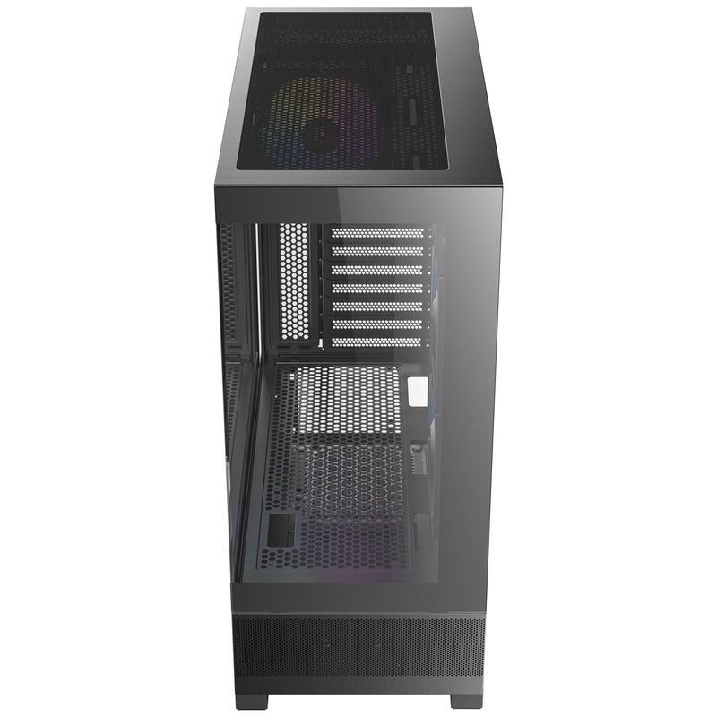 Load image into Gallery viewer, Antec cx700 argb midi tower behuizing (zwart | 1x usb-a | 1x usb-c | tempered glass)