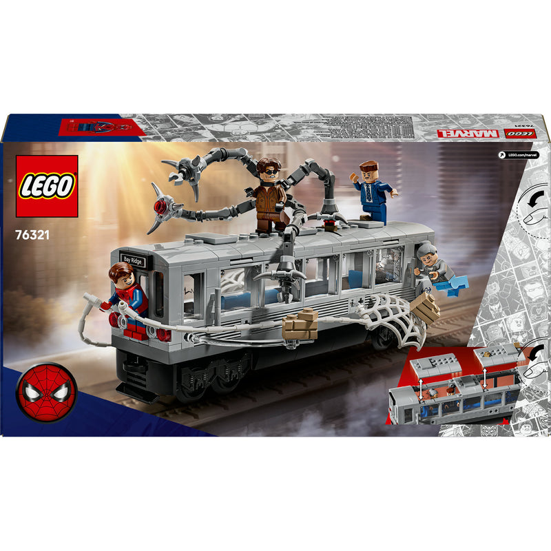 Load image into Gallery viewer, Lego super heroes marvel 76321 spider-man vs doc ock metroscene