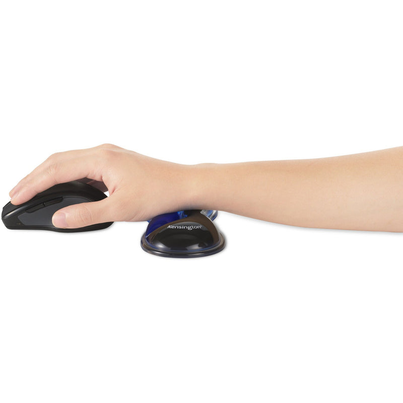 Load image into Gallery viewer, Kensington slim duo gel mouse trackball wrist rest polssteun (blauw zwart)