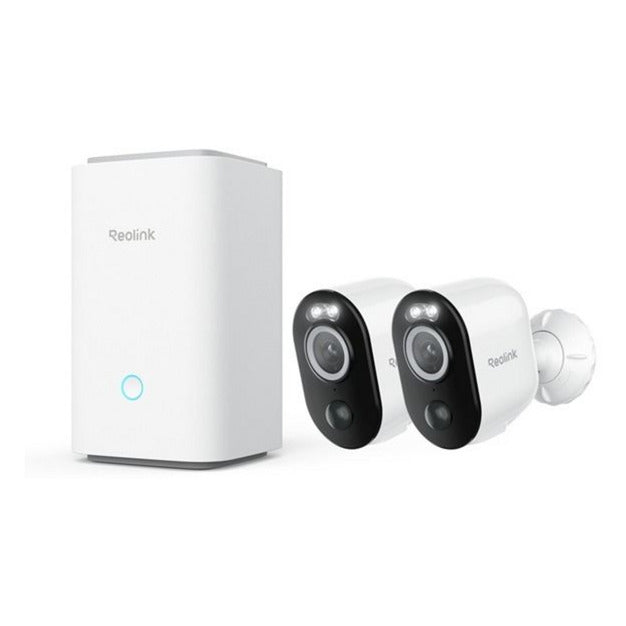 Afbeelding laden in galerijviewer, Reolink home hub1 met 2x b350 en 1x solar panel 2 usb-c beveiligingscamera (wit)